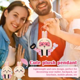 Chiikawa Sanro Jiikawa Plush Toy Co-branded Doll Pendant Cute Bedroom Ornaments - Thumbnail 3