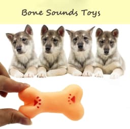 OAVQHLG3B Squeaky Toys for Small Dogs and Puppies Rubber Pet Toy Reflected Sound Toys Pet Dog Toys - Thumbnail 3