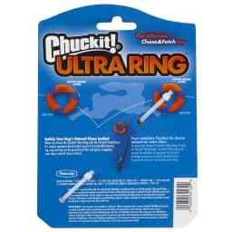 Chuckit! Ultra Ring Rubber Ultimate Chase and Fetch Dog Toy, Multicolor, Pack of 1, Compatible with Ring Chaser Launcher - Thumbnail 5