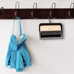 Behrens Portable Galvanized Steel Dustpan and Brush Broom Set, Black - Thumbnail 5