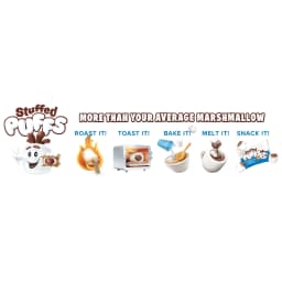 Stuffed Puffs Chocolate Filled Vanilla Marshmallows, 8.6oz Bag - Thumbnail 3