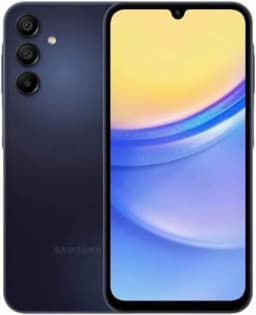 Samsung Galaxy A15 5G A Series 64GB Unlocked Android Cell Phone with 50MP Camera, Blue Black - Thumbnail 1