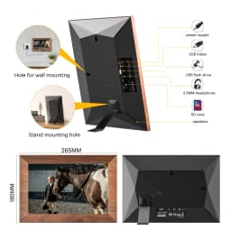 Kodak 10-inch WIFI Digital Picture Frame with 32GB Storage, IPS Touch Screen, Gift for Loved One – Wood - Thumbnail 10