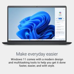 Dell DC15250 15.6" FHD 120Hz Laptop, Intel Core 3 100U, 8GB DDR5 RAM, 512GB SSD, Carbon Black - Thumbnail 7