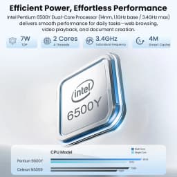 RNRUO 15.6" Laptop with Windows 11, 12GB RAM 128GB SSD, FHD Screen USB-C PD Fast Charging, Office 2024 Included - Thumbnail 3