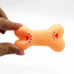 OAVQHLG3B Squeaky Toys for Small Dogs and Puppies Rubber Pet Toy Reflected Sound Toys Pet Dog Toys - Thumbnail 4