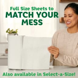 Bounty Paper Towels Full Sheet, 6 Triple Rolls - Thumbnail 6