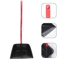 Mobutofu Standing Dustpan with Extended Handle Easy Storage for Home Cleaning Supplies - Thumbnail 1