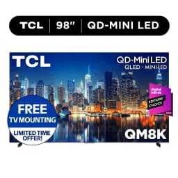 TCL 98" Class QM8K Series QD-Mini LED QLED 4K UHD Smart Google TV (NEW, 2025) - 144Hz, Local Dimming - Thumbnail 1