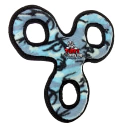 Tuffy Junior 3WayTug Camo Blue Durable Plush Dog Toy - Thumbnail 4