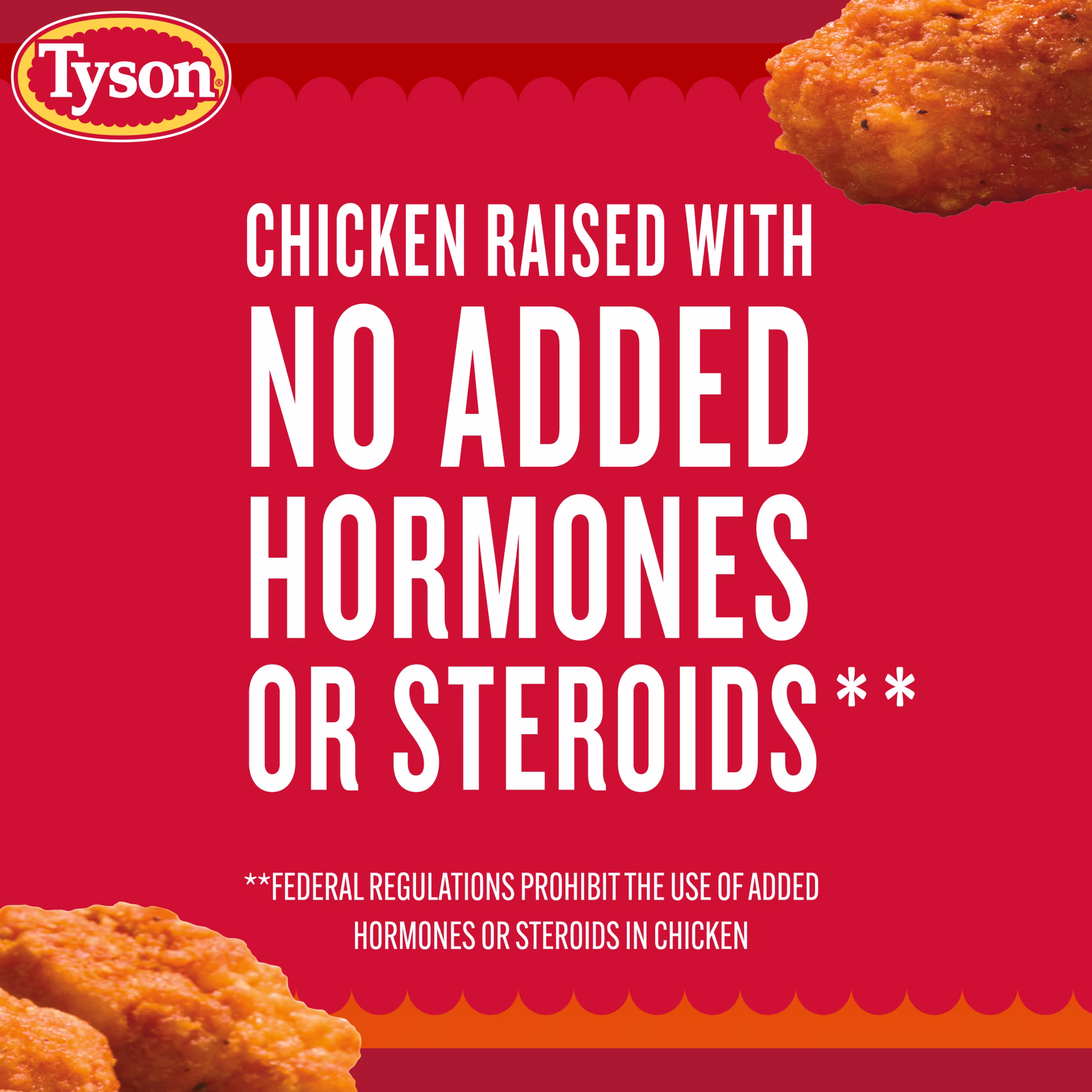 Tyson Any'tizers Buffalo Style Boneless Chicken Bites, 24 oz (Frozen, Fully Cooked) - Thumbnail 5