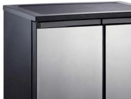 Arctic Chef 5.5 Cu. ft. Side-by-Side 2 Door Refrigerator/Freezer, Stainless Steel - Thumbnail 3