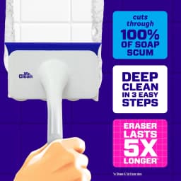 Mr. Clean Shower & Tub Scrubber, Starter Kit, 1 Scrubber & 2 Erasers - Thumbnail 3