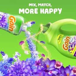 Gain Laundry Detergent Liquid with Odor Fighters, Moonlight Breeze Scent, 154 fl oz, 107 Loads - Thumbnail 13
