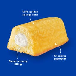 Hostess Twinkies Snack Cakes, Golden Vanilla Sponge Cake with Creme Filling, 10 Count, 13.58 oz Box - Thumbnail 5