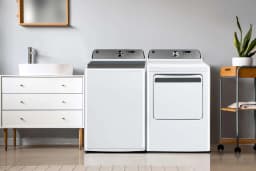 Kenmore Top-Load Electric Washer and Dryer Set – 4.4 cu ft Washer w/Agitator and 7 cu ft Electric Dryer – White - Thumbnail 3