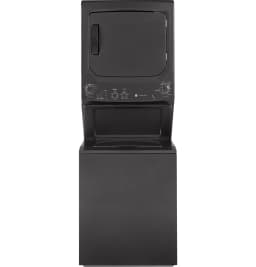 GE Unitized Spacemaker® 3.8 cu. ft. Washer with Stainless Steel Basket, 5.9 cu. ft. Gas Dryer - Thumbnail 1
