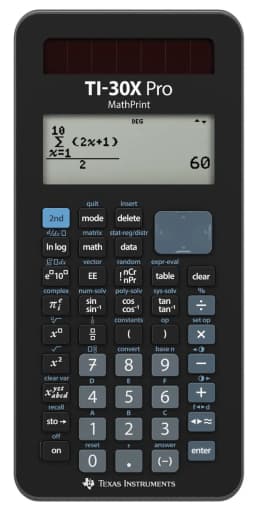 Texas Instruments - TI-30X Pro Mathprint Scientific Calculator Single - Thumbnail 1