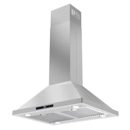 Cosmo 5 Piece Kitchen Appliance Package with 30" Freestanding Gas Range 30" Island Mount 24" Built-in Fully Integrated Dishwasher French Door - Thumbnail 16