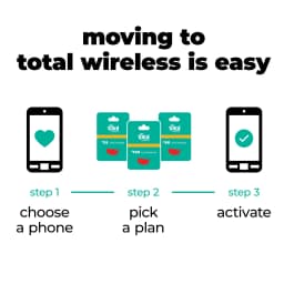 BLU Cell Phones Total Wireless View 1, Black - Thumbnail 4