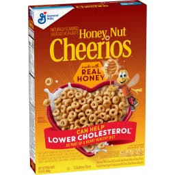Honey Nut Cheerios, Heart Healthy Gluten Free Breakfast Cereal, 10.8 oz - Thumbnail 10