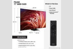 SAMSUNG 77” Class S85D OLED Smart TV QN77S85DAEXZA 2024 - Thumbnail 5