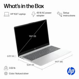 HP Newest 15 15.6" Full HD Laptop Computer For Student and Business, Intel Core i3-N305, 16GB RAM, 256 GB PCIe SSD - Thumbnail 5