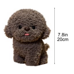 YiJuHui 1pcs Realistic Bichon Frise Stuffed Animal Plush Toy - Ultra Soft Huggable Pillow Pet for Cuddling Comfort, Durable Nursery Decor and Gift - Thumbnail 3