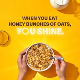 Honey Bunches of Oats Honey Roasted Breakfast Cereal with Oats and Granola Clusters, 12 oz Box - Thumbnail 2