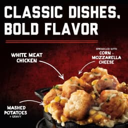 Banquet MEGA Bowls Country Fried Chicken, 16g Protein, Frozen Meal, 14 oz - Thumbnail 2