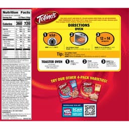 Totino's Party Pizza, Pepperoni, Thin Crust, 17g Protein, 40.8 oz, 4 Count (Frozen) - Thumbnail 11