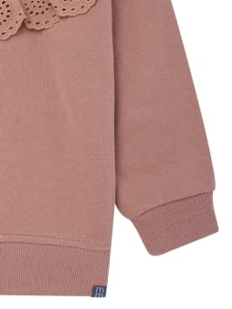 Modern Moments by Gerber Toddler Girl Eyelet Ruffle Sweatshirt Tunic and Legging Set, Sizes 12M-5T - Thumbnail 6