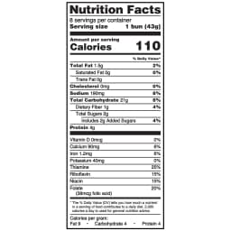 Great Value Hot Dog Buns, White, 11 oz, 8 Count - Thumbnail 4