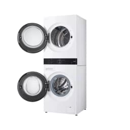LG WKHC152HWA White Washer 2.4 cu ft/Dryer 4.2 cu ft WashTower Electric Laundry Center - Thumbnail 4