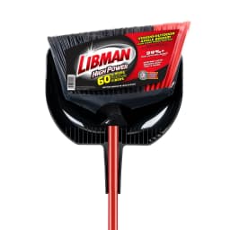 Libman High Power Angle Broom and Dustpan Set with Steel Handle - Thumbnail 12