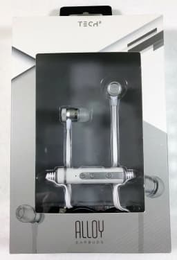RHEA- Tech2 Audio Alloy Metallic Bluetooth Headphones - White - Thumbnail 1
