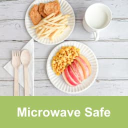 Great Value Uncoated White Paper Plates, 6 Inch, Pack - Thumbnail 5