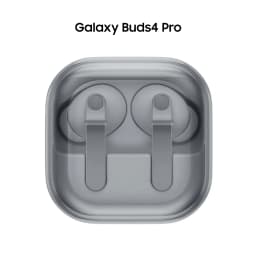 Samsung Galaxy Buds4 Pro Bluetooth Headphones and Charging Case, White - Thumbnail 1