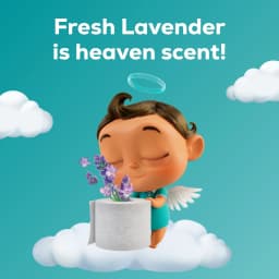 Angel Soft 2-Ply Toilet Paper, Fresh Lavender, 12 Rolls - Thumbnail 6