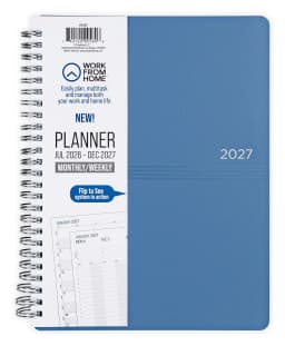 Work from Home Medium Monthly Weekly Planner & Appointment Book (18 months - 7" x 9") - Thumbnail 1
