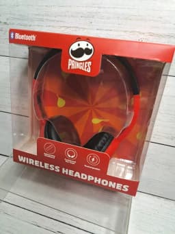 RHEA- Pringles Wireless Bluetooth Adjustable Headphones W/Cushioned Ear Cups - Thumbnail 1