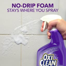 OxiClean Plus Bleach, No Drip Foam, Mold & Mildew Bathroom Stain Remover, 30 oz - Thumbnail 6