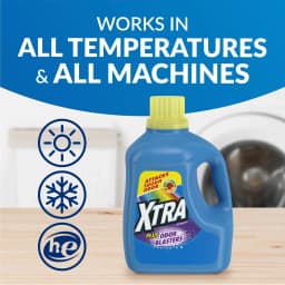 XTRA Laundry Detergent Liquid Plus Odor Blasters, 131 Loads, 203.1 Fl Oz - Thumbnail 9