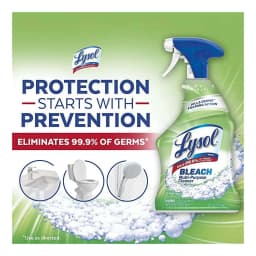 Lysol, Bleach, Multi-Purpose Cleaner, Foaming Spray, Antibacterial Cleaner, 32 fl oz - Thumbnail 3
