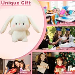 Oioii Cute little bears and little rabbits Stuffed Animal Toy, little bears and little rabbits Stuffed Plush for Boys and Girls, Party Decorations - Thumbnail 7
