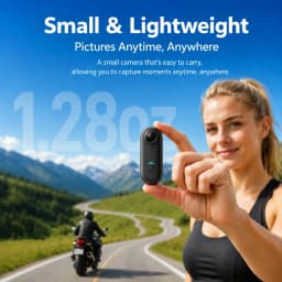 JETO 1080P Mini Body Camera 64GB, Wearable Clip-On POV Camera WiFi App - Thumbnail 6