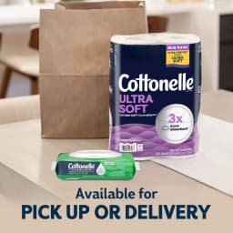 Cottonelle Ultra Soft Toilet Paper, Strong Toilet Tissue, 12 Mega Rolls - Thumbnail 8