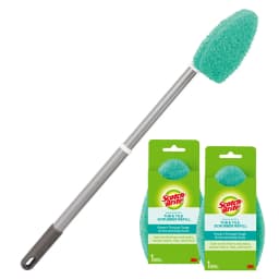 Scotch-Brite Extendable Tub & Tile Scrubber Kit, 1 Handle and 3 Non-Scratch Scrubber Pads - Thumbnail 1