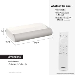 SAMSUNG 130-Inch Class LPU9D Series The Premiere Ultra Short Throw 4K AI Smart TV Triple Laser Projector for Home - Thumbnail 2