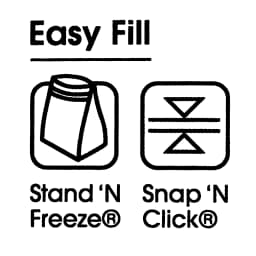 Great Value Double Zipper Half Gallon Freezer Bag, 40 Count - Thumbnail 3